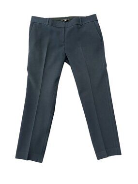 Ann Taylor 10P Navy Straight Leg Business Dress Pants Minimalist Old Money